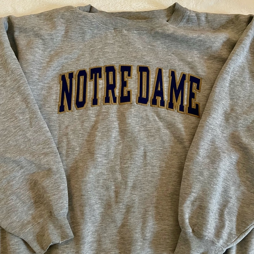 Champs Notre Dame crewneck. Size medium.